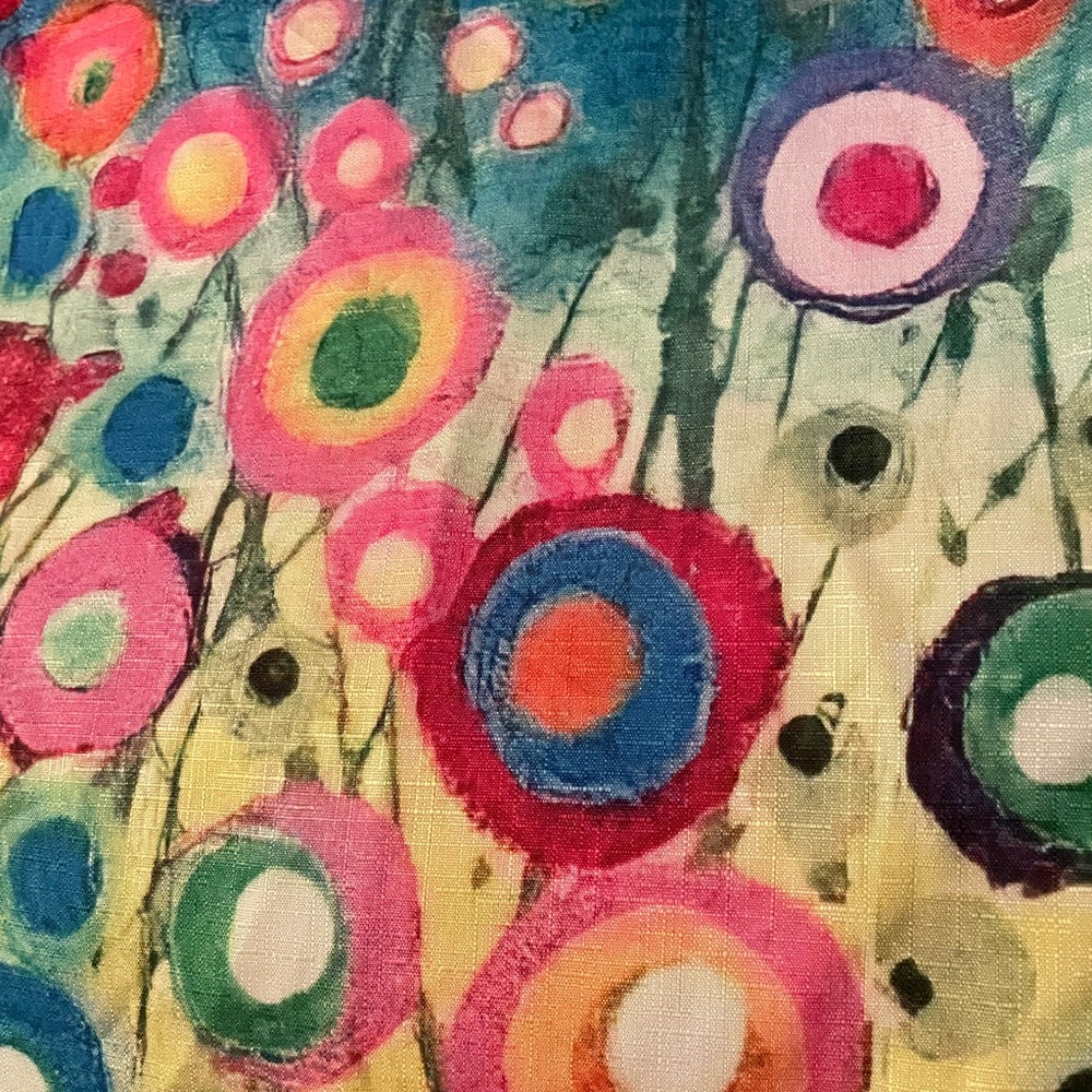 Overalls Size 14 Colorful Abstract - Picture 3 of 4